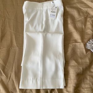 Winter White Womans  XS wide leg dress pants